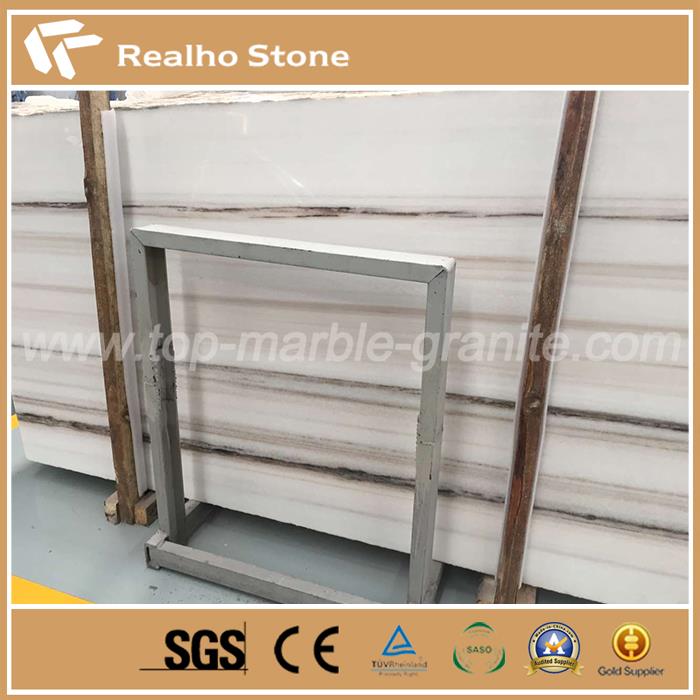 Calacatta Zebrino White Marble Slabs