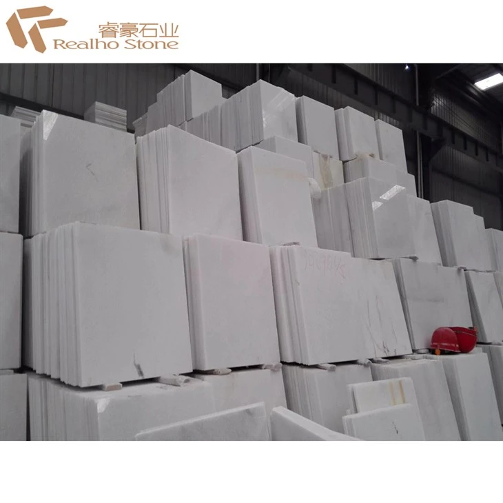 Original crystal white quarry mined tile slab 