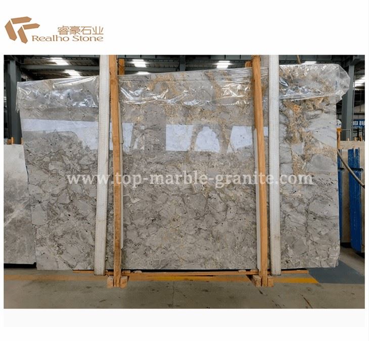 Gold Tundra Marble Slab Polished
