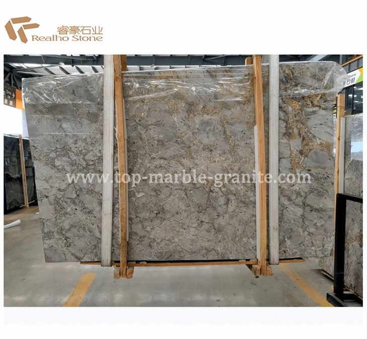 Gold Tundra Marble Slab Polished