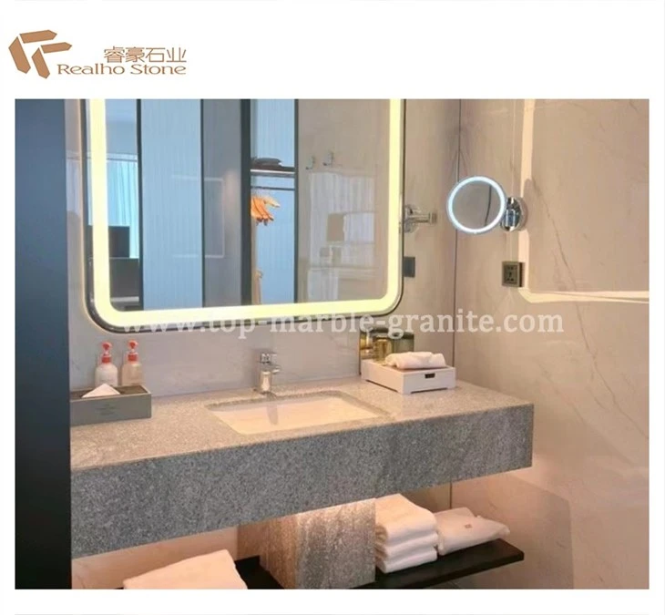 granite bathroom vanity