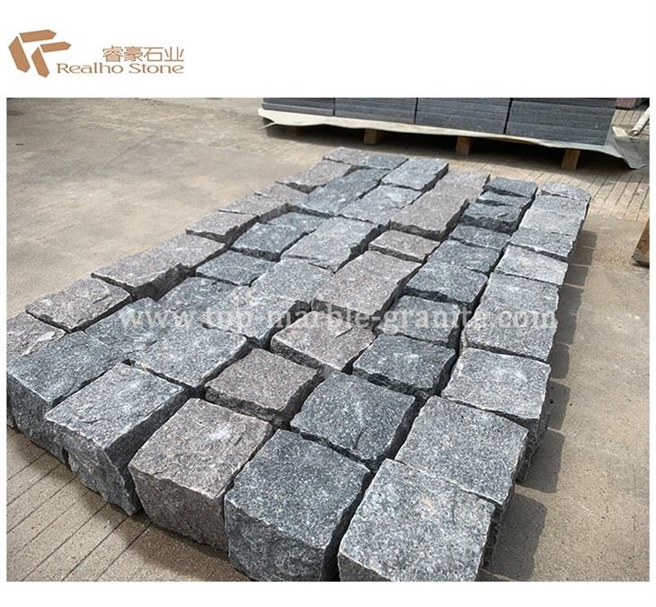 Granite cubic stone for garden