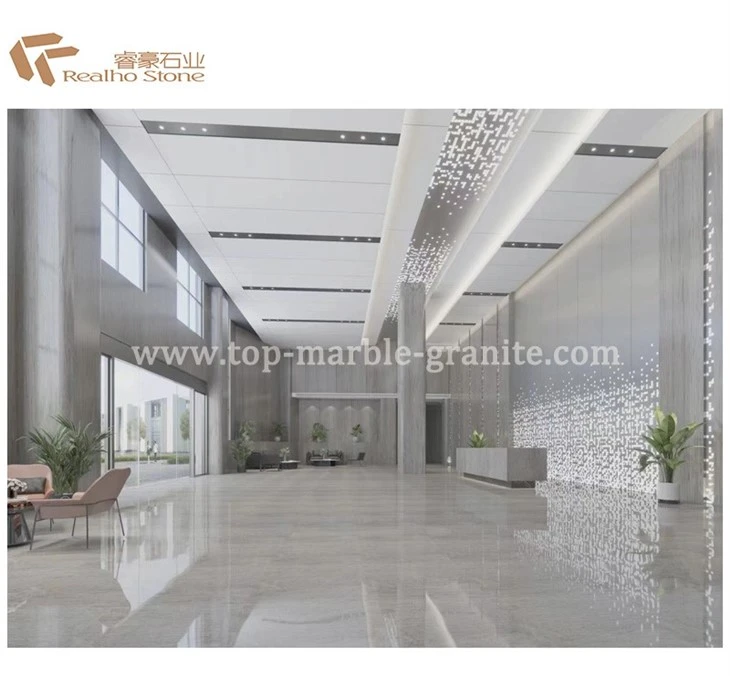 grey marble tile honed